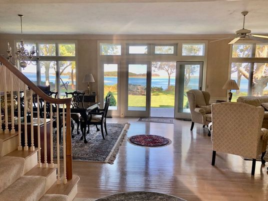 Chandelier, Dining room, Interior, Living room, Water, Wood Texture Flooring