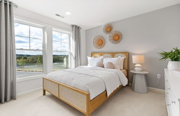 Bedroom, Interior, Recessed Lighting