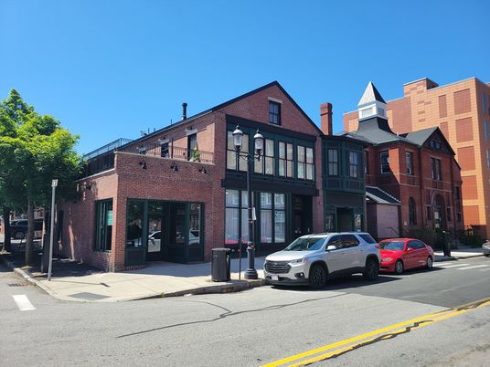 Exterior, Facade, Brick Facade, Condo Building