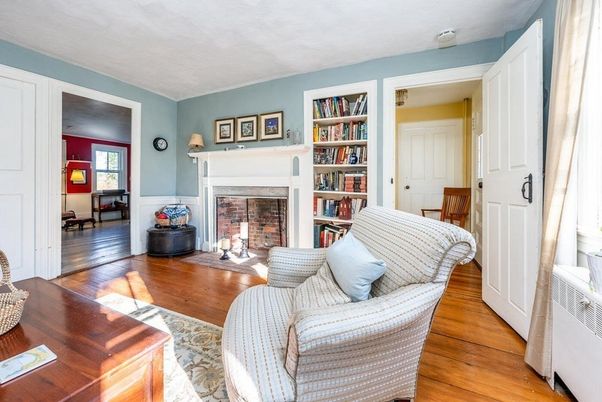 Fireplace, Interior, Living room, Wood Texture Flooring