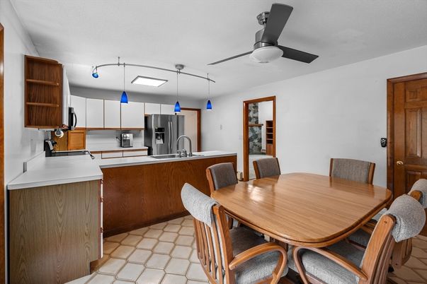 Dining room, Interior, Kitchen, Stainless Steel Appliances