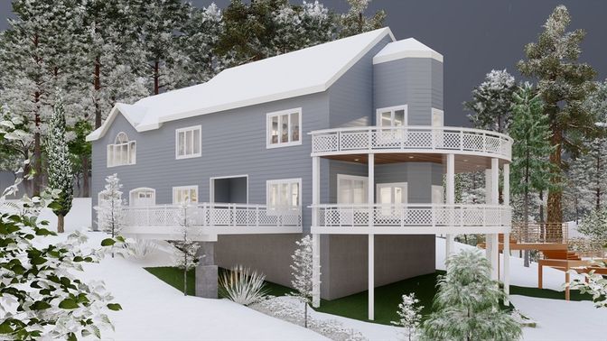 Exterior, Facade, Modern