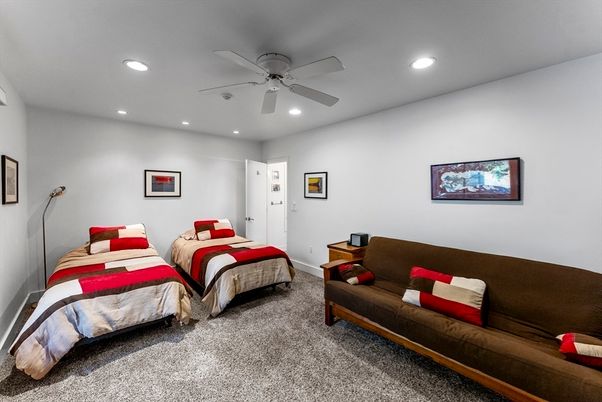 Bedroom, Interior, Recessed Lighting
