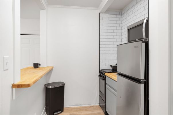 Interior, Kitchen, Wood Texture Flooring