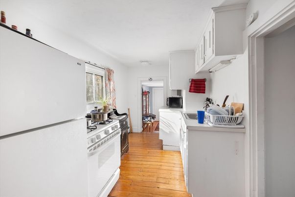 Interior, Kitchen, Living room, Wood Texture Flooring