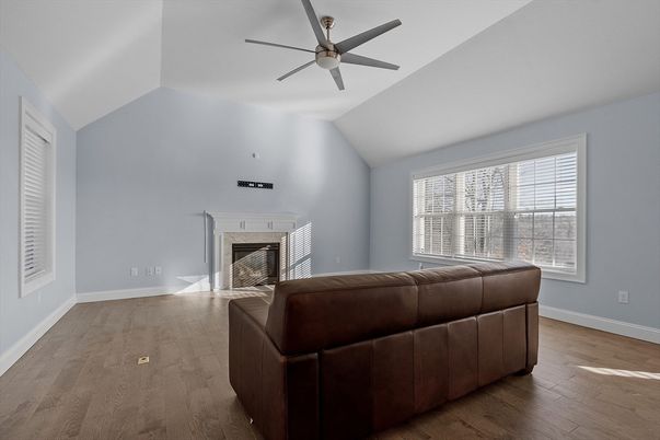Fireplace, Interior, Wood Texture Flooring