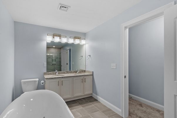 Bathroom, Dual Sink Vanities, Free Standing Baths, Interior