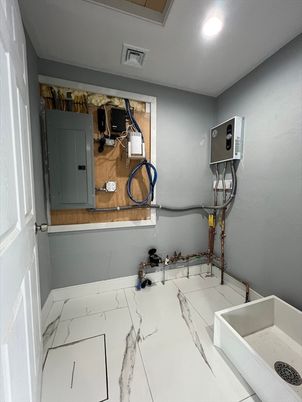 Interior, Marble, Recessed Lighting
