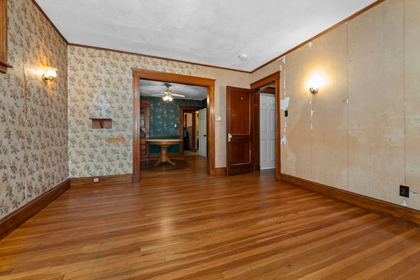 Empty room, Interior, Wood Texture Flooring