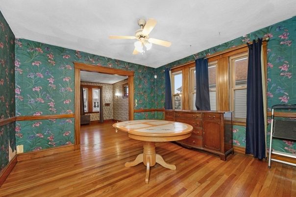 Interior, Stone Walls, Wood Texture Flooring