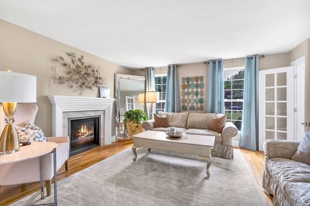 Fireplace, Interior, Living room, Wood Texture Flooring