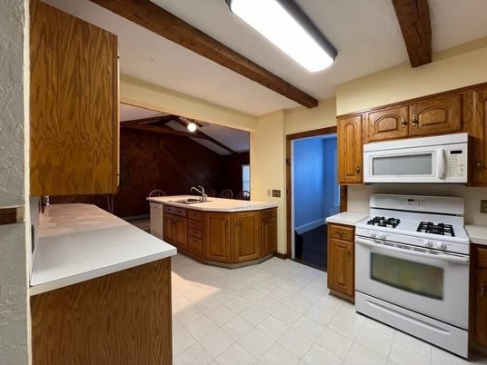 Interior, Kitchen, Wooden Beams
