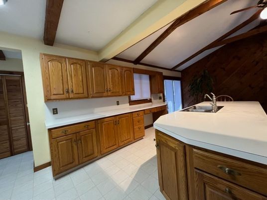 Interior, Kitchen, Wooden Beams