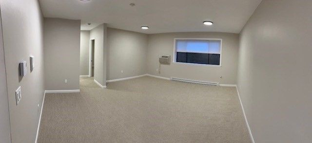 Empty room, Interior, Recessed Lighting