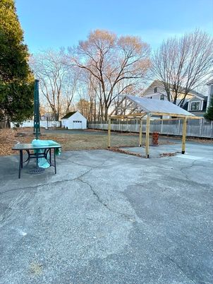 Backyard, Detached Garage, Exterior