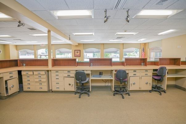 Home Office, Interior, Recessed Lighting