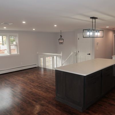 Interior, Pendant Lights, Recessed Lighting, Wood Texture Flooring
