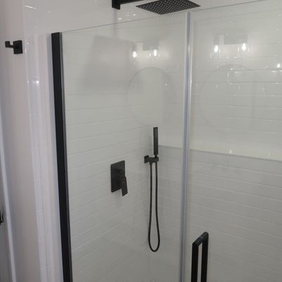 Bathroom, Glass Shower, Interior