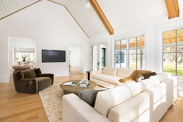 Interior, Living room, Wooden Beams, Wood Texture Flooring