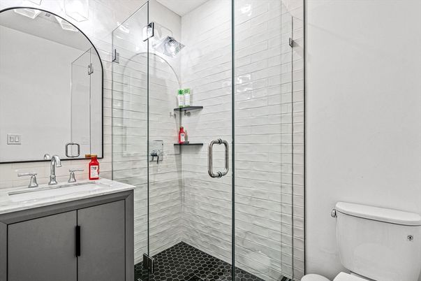 Bathroom, Glass Shower, Interior