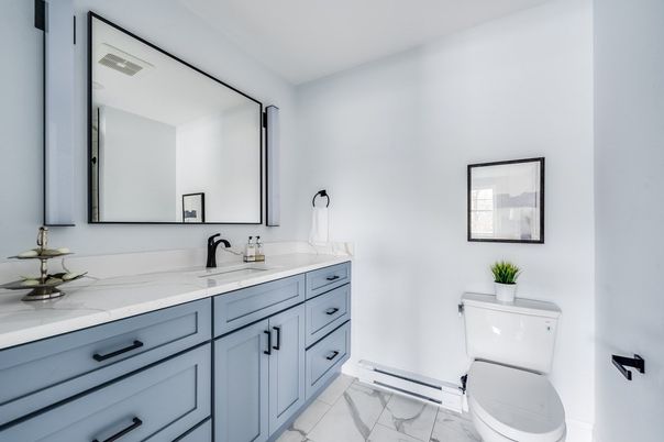 Bathroom, Dual Sink Vanities, Interior, Marble