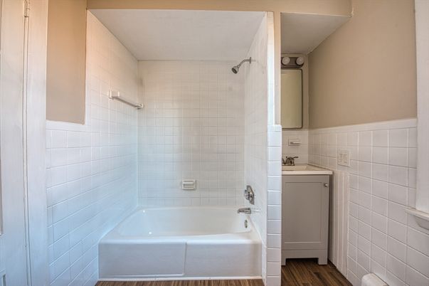 Bathroom, Interior, Wood Texture Flooring