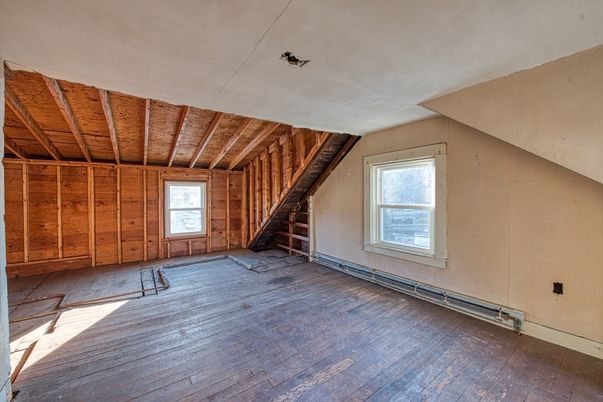 Empty room, Interior, Wooden Beams, Wooden Ceilings, Wood Texture Flooring, Wooden Walls