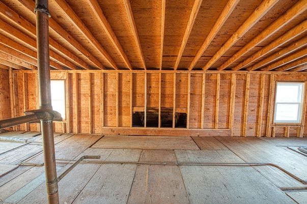 Empty room, Interior, Wooden Beams, Wooden Ceilings, Wood Texture Flooring, Wooden Walls