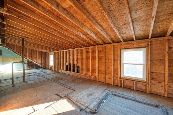 Empty room, Interior, Wooden Beams, Wooden Ceilings, Wood Texture Flooring, Wooden Walls