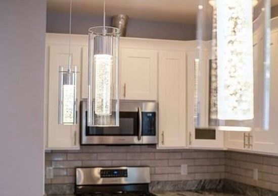 Interior, Kitchen, Pendant Lights, Stainless Steel Appliances