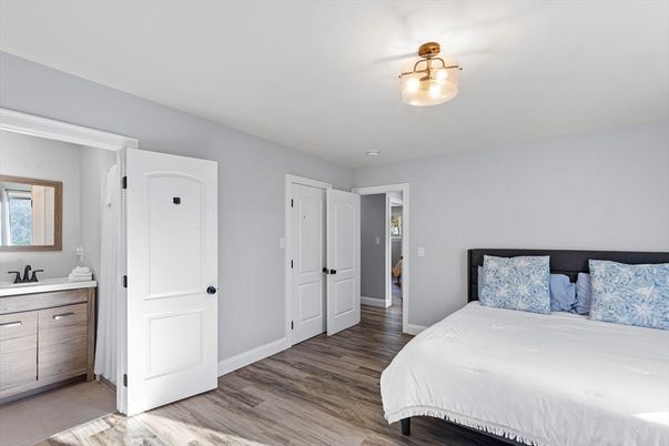 Bedroom, Interior, Wood Texture Flooring