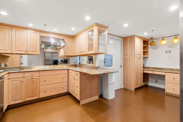 Interior, Kitchen, Recessed Lighting, Stainless Steel Appliances
