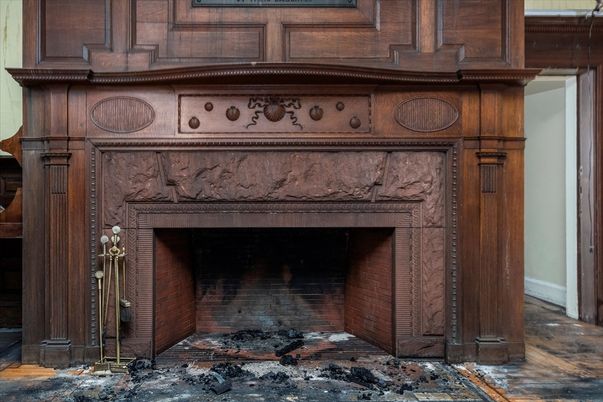 Fireplace, Interior, Piano