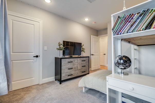 Bedroom, Interior, Recessed Lighting