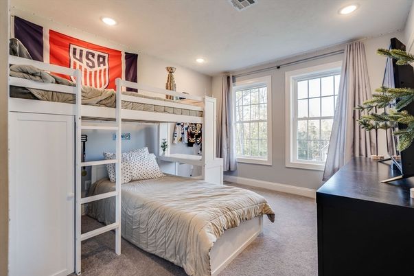 Bedroom, Interior, Recessed Lighting