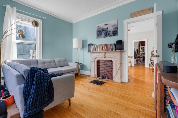Fireplace, Interior, Living room, Wood Texture Flooring