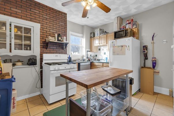 Interior, Kitchen, Stone Walls