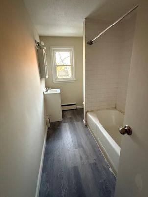 Bathroom, Interior, Wood Texture Flooring