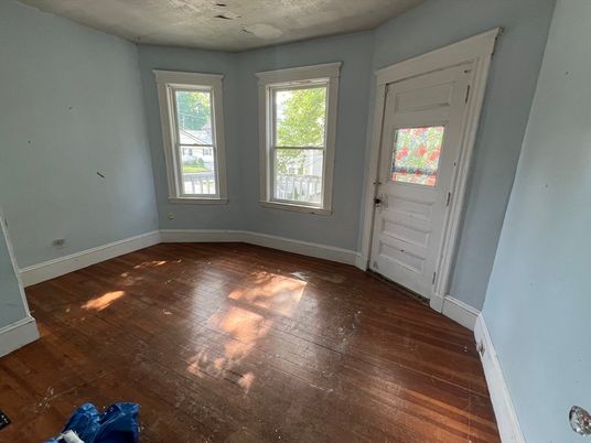 Empty room, Interior, Wood Texture Flooring