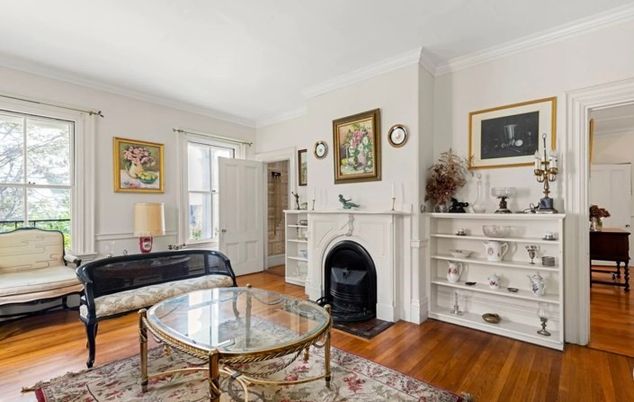 Fireplace, Interior, Living room, Wood Texture Flooring
