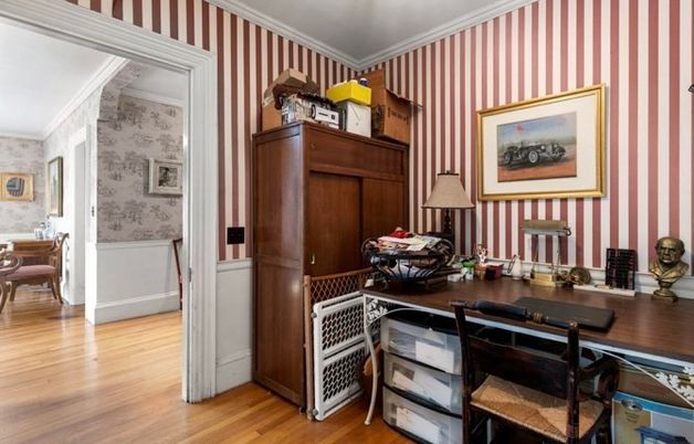 Home Office, Interior, Wood Texture Flooring