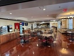 Chandelier, Dining room, Interior, Recessed Lighting, Wood Texture Flooring