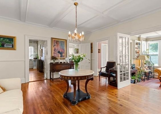 Chandelier, Interior, Living room, Piano, Wood Texture Flooring