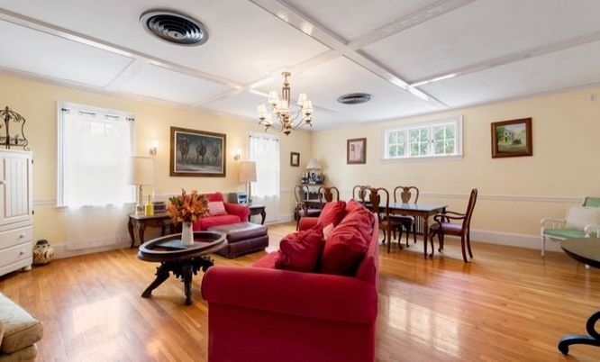 Chandelier, Dining room, Interior, Living room, Wood Texture Flooring