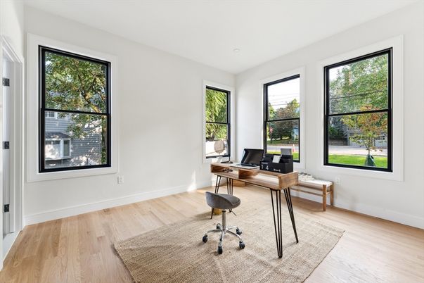 Home Office, Interior, Wood Texture Flooring