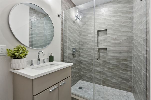 Bathroom, Glass Shower, Interior