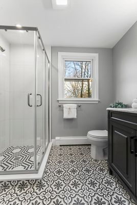 Bathroom, Glass Shower, Interior