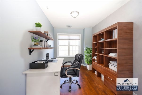 Home Office, Interior, Wood Texture Flooring
