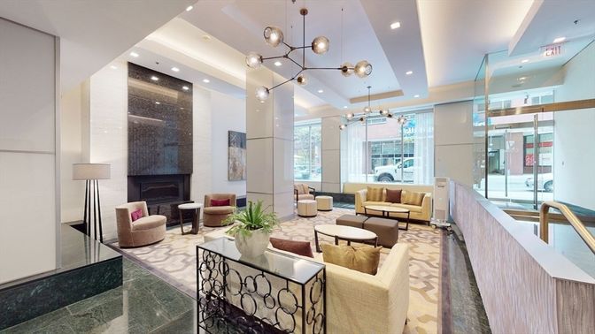 Fireplace, Interior, Living room, Pendant Lights, Recessed Lighting