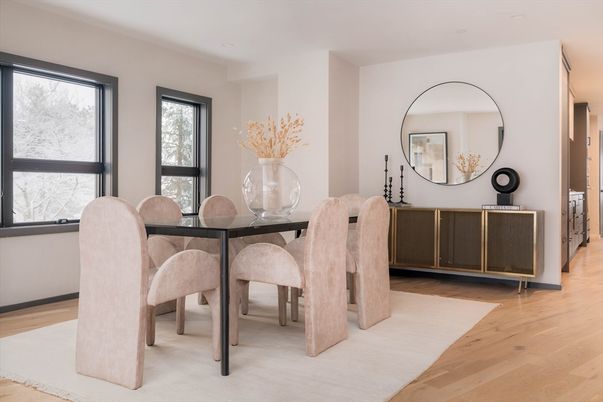 Dining room, Interior, Wood Texture Flooring